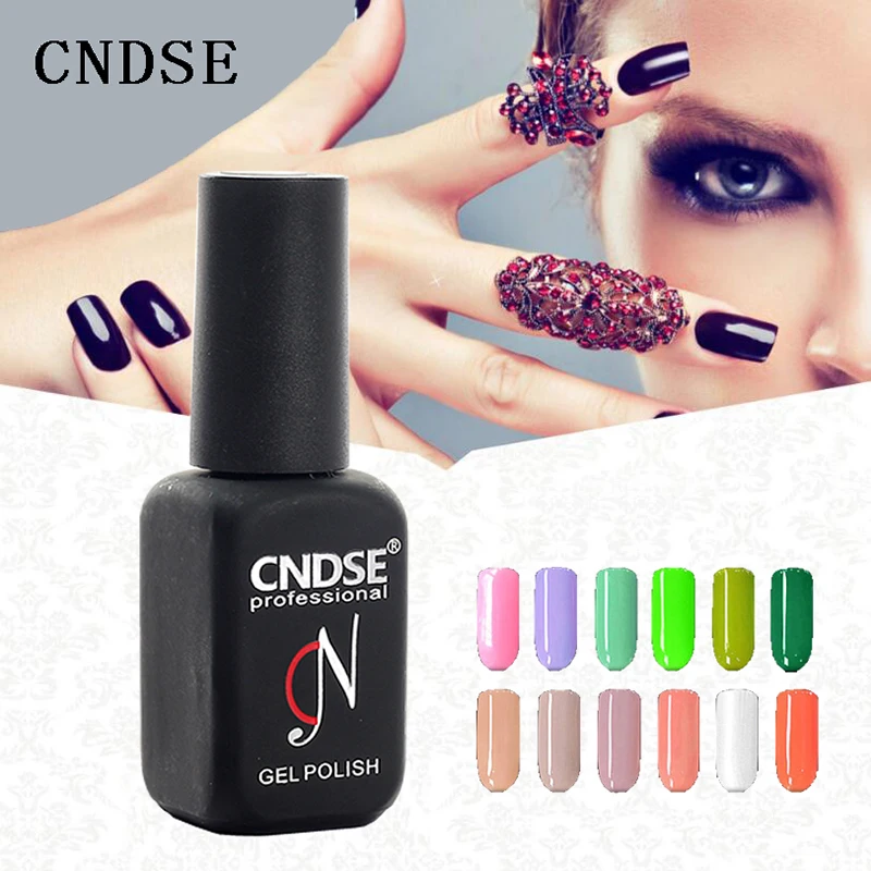 #60751 2018 Новый CNDSE ногтей Краски гель 12 мл 132 цветов Гель-лак для Soak Off UV Гель лак Лаки