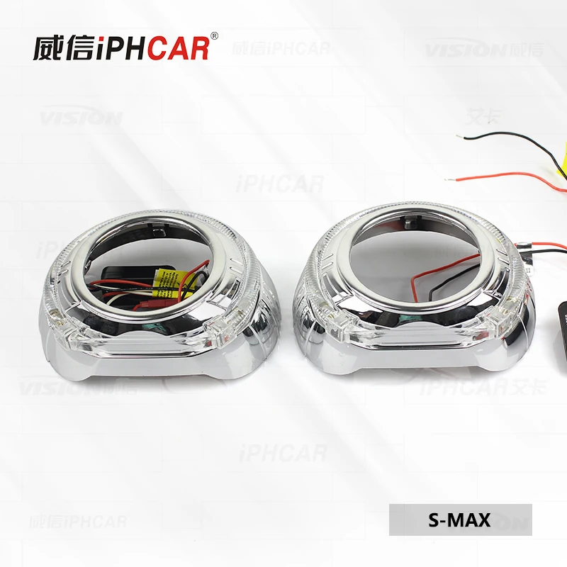 Free Shipping IPHCAR Car Styling LHD/RHD Mini Bi-xenon Projector Lens Auto Angel Eyes Light Headlight Retrofit Xenon | Автомобили и