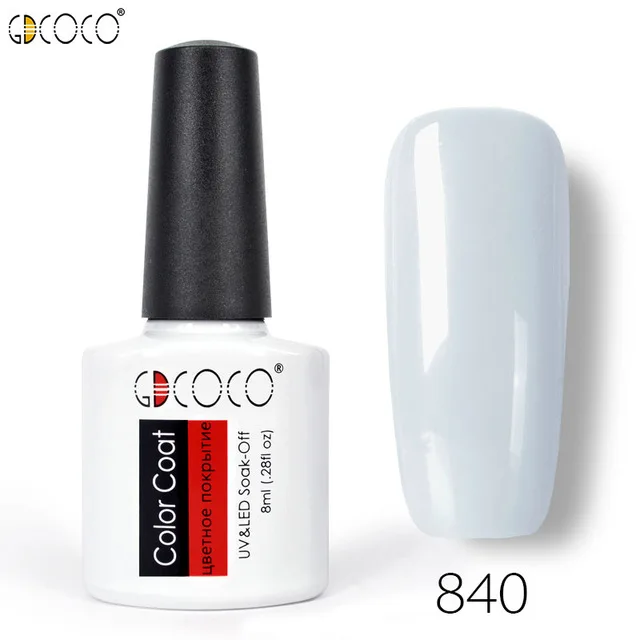 840 GDCOCO ногтей Гель-лак Polygel постоянный Цвета ногтей Soak Off UV Гель светодиодный грунтовка для ногтей УФ-гель для ногтей лак Лаки - Цвет: 840