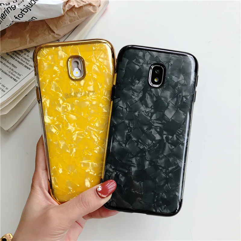Мрамор блеск для samsung J7 J5 J3 Pro 2017 чехол украшенная крышка J4 J6 J8 2018 A3 A5 A6 A7 A8 плюс M10 M20