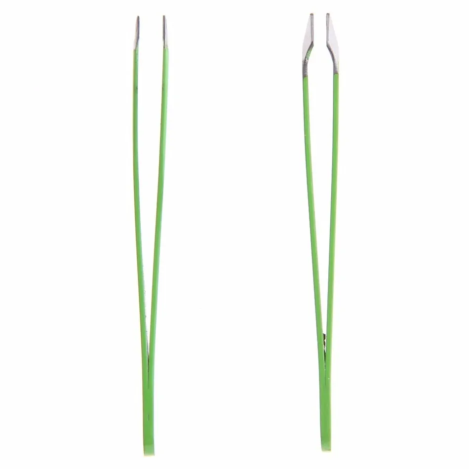 2 шт./компл. Новый прекрасный Для женщин Нержавеющая сталь Наклонный наконечник с