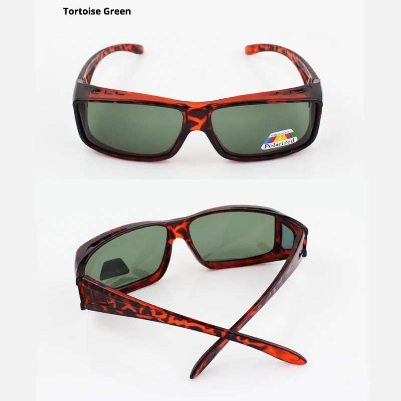 tortoise-green Новинка, модные солнцезащитные очки для вождения, мужские, женские, поляризационные, для ночного видения, солнцезащитные очки для вождения, мужские солнцезащитные очки oculos de sol masculino - Цвет линз: tortoise-green