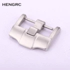 HENGRC Пряжка для часов 18 мм 20 мм 22 мм 24 мм нержавеющая сталь посеребренные Ремешки для наручных часов ремешок Застежка аксессуары для часов