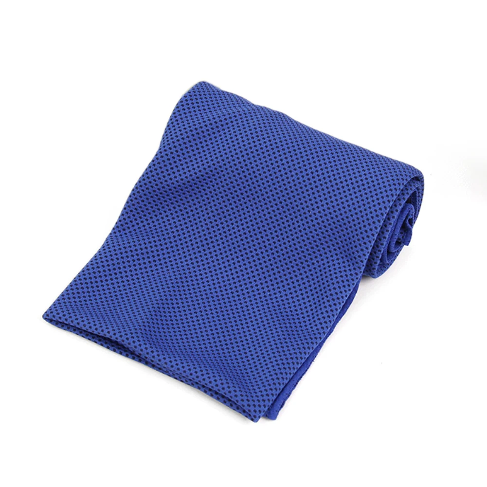Dark blue Быстросохнущее спортивное полотенце из микрофибры для фитнеса, быстросохнущее полотенце для занятий йогой и спортом на открытом воздухе - Цвет: Dark blue
