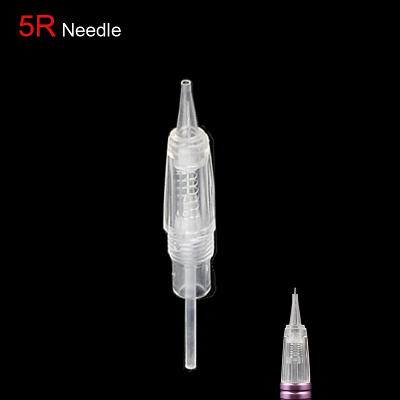 50 шт. стерилизованная игла для тату машины микроблейдинг ручка татуировок бровей