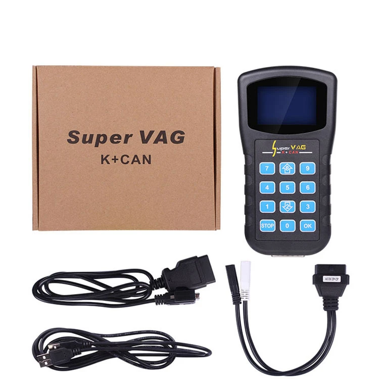 Супер VAG K+ CAN V4.8 устройство считывания неисправностей автомобиля ключ программист автомобильный диагностический инструмент сканер кода для Volkswagen VW Audi Skoda