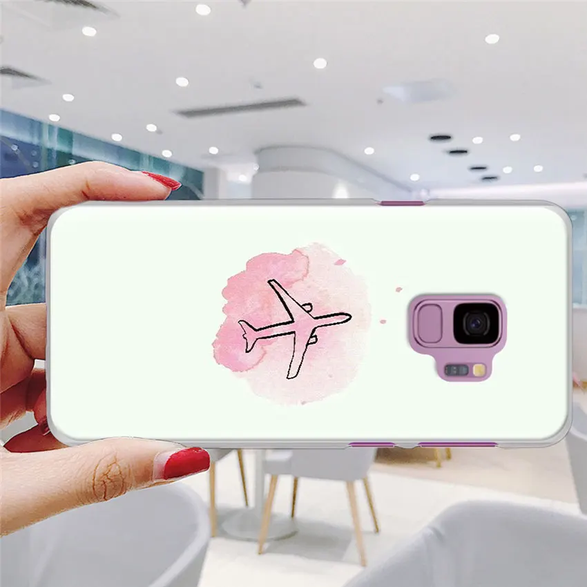 Карта мира план путешествий Чехол для телефона для samsung Galaxy S10e S10 Plus S7 S8 S9 Plus Note 8 9 10 Plus S10 Note 10 5G жесткий чехол