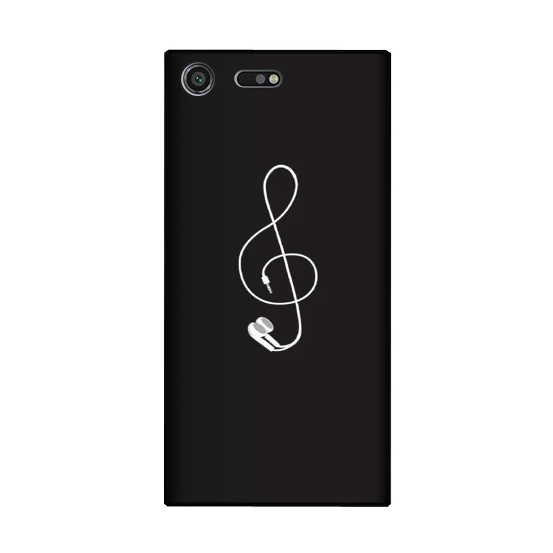 4 Силиконовый чехол QAQsam для sony Xperia Z5 Compact X XZ XZ1 L2 XA2 XA XA1 Premium, матовый чехол с рисунком для телефона - Цвет: 4