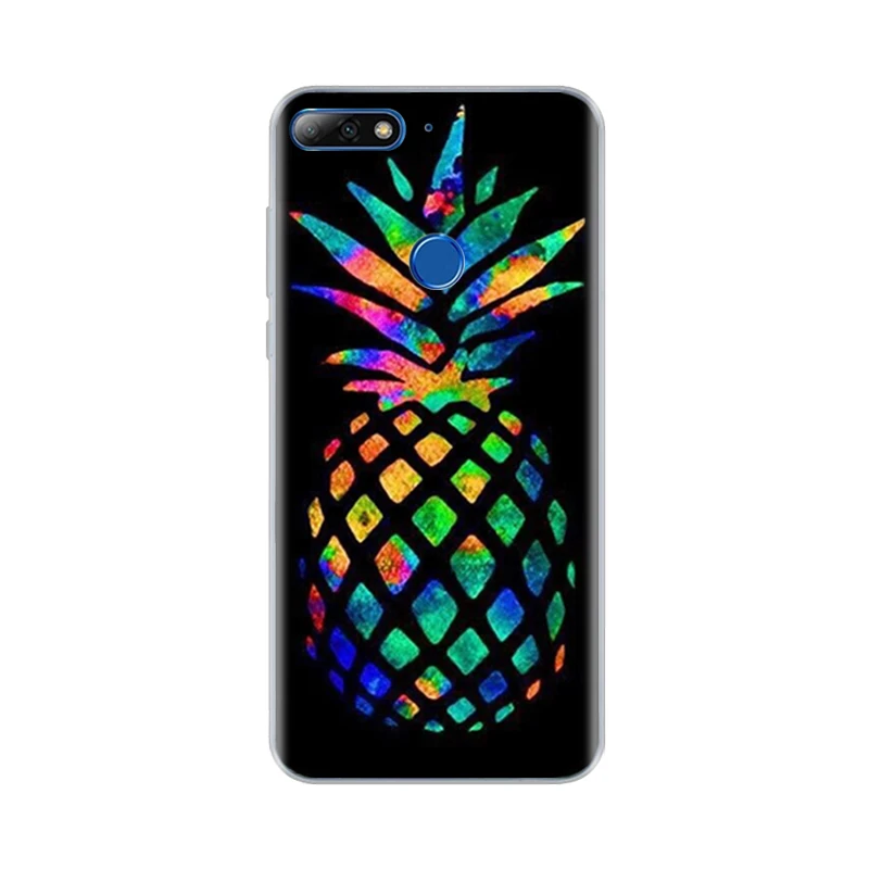 Силиконовый чехол для AUM-L41, 5,7 дюймов, huawei Honor 7C, чехол для Honor 7C Pro, 5,99 дюймов, мягкий чехол для телефона, Русская версия - Цвет: NO.45