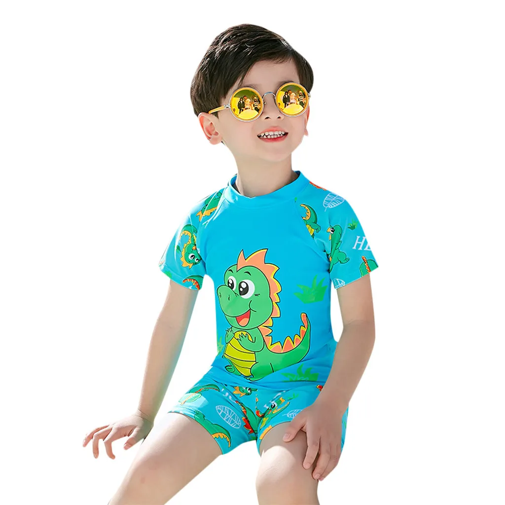 Купальный костюм для мальчиков из полиэстера 2 предмета купальный бикини пляжный