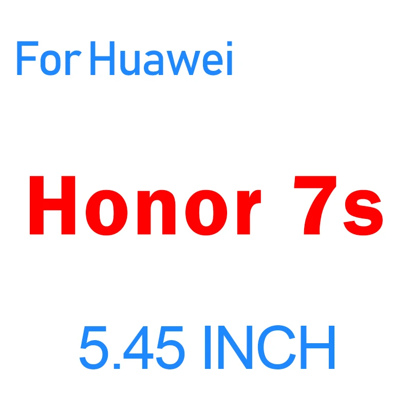 7s Стекло Honor 7a Dua l22 5,45 для huawei 7c Pro 7 s защитное стекло на Huavei Huawey Hono a7 c7 s7 a c s 7 7apro 7cpro Flim 9H - Цвет: 7s