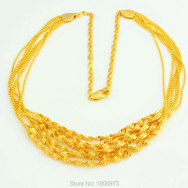 Adixyn новейшая индивидуальная этикетская цепочка золотого цвета ожерелье