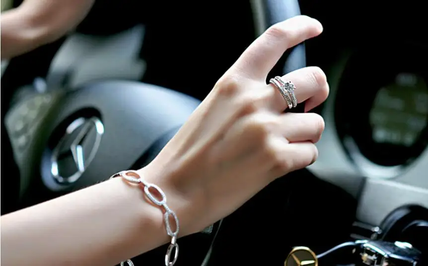 Милые модные ювелирные изделия из стерлингового серебра 925 пробы с круглой