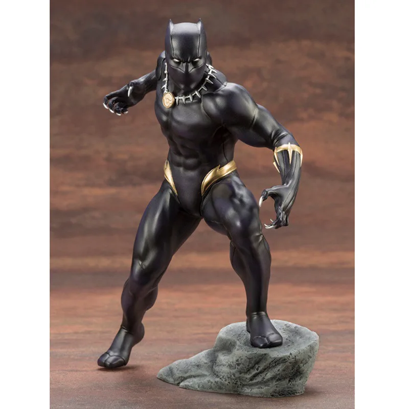 Marvel фигурка Мстители Черная пантера игрушки Kotobukiya Artfx статуя 1/10 масштаб
