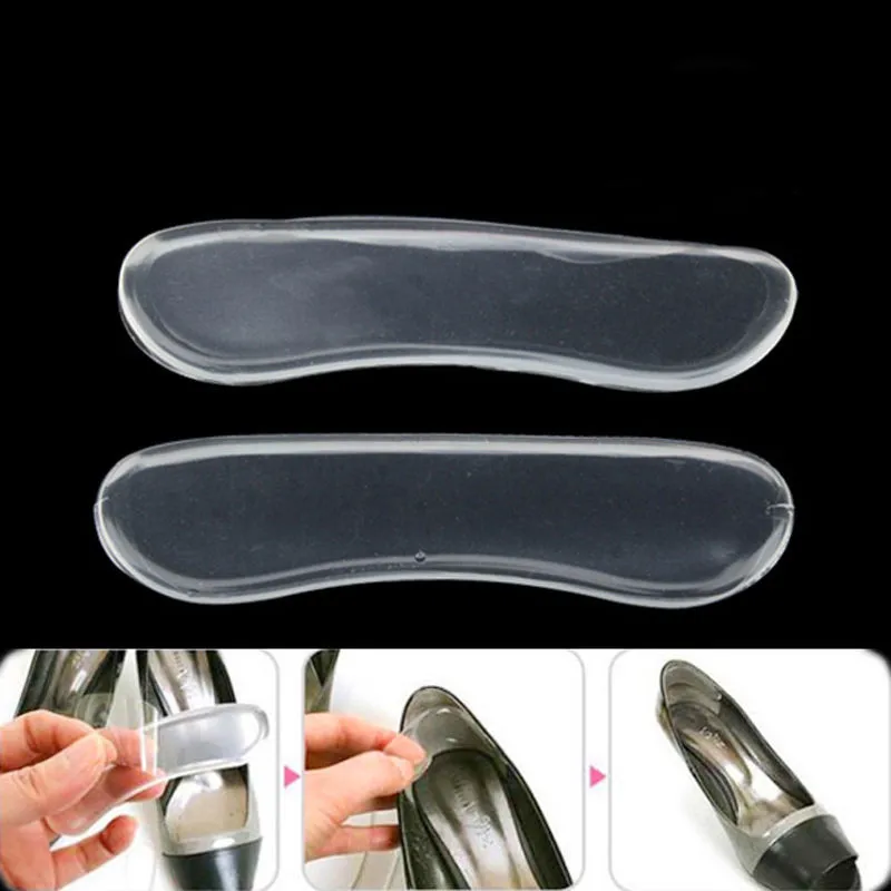 Хит продаж новинка 2 пары силиконовых прозрачных гелевых подушечек для обуви