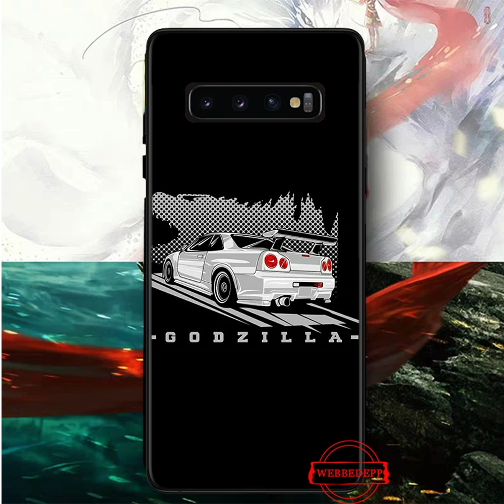 NISSAN GTR силиконовый чехол для samsung S6 край S7 S8 плюс S9 S10 S10e M10 M20 M30 M40 - Цвет: 1