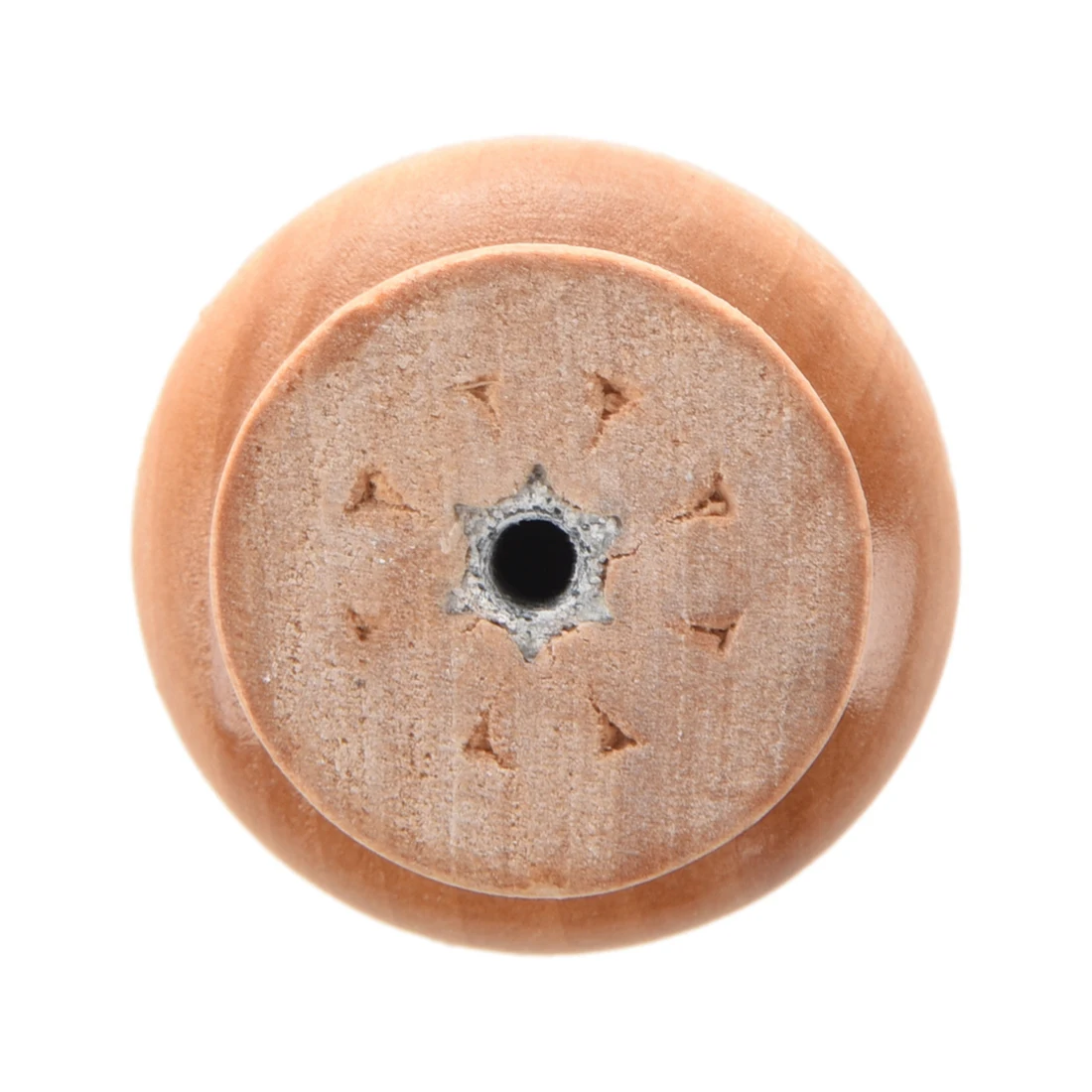 4 Pcs Cabinet Drawer 1.3&quot Diameter Round Wooden Pull Knobs Handles | Строительство и ремонт