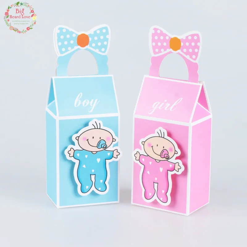 12 шт. в упаковке, для маленьких мальчиков и девочек baby Shower коробка конфет День рождения Подарочная коробка вечерние украшения вида вечерние свадебные сувениры Декор