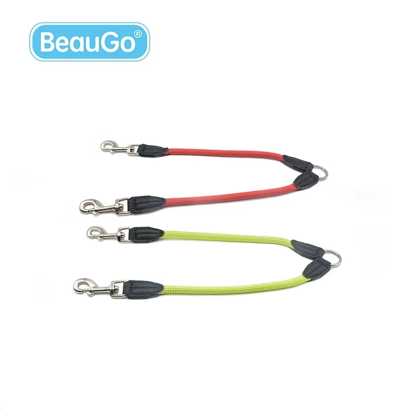 Двойной поводок для двух собак брендовый дизайн не скручивающийся средний