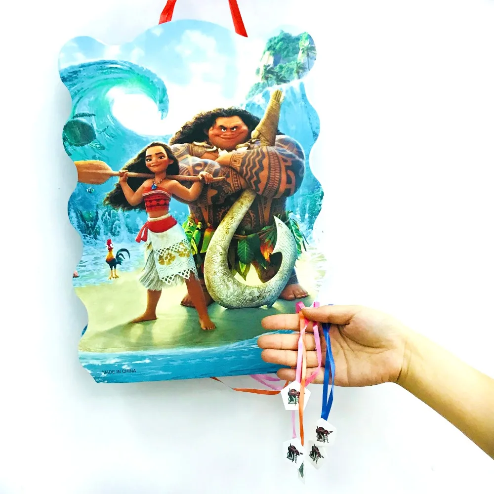 Moana Suministros De Fiesta De Cumpleanos Para Ninos 40x30cm Pinata De Papel Desechable Tema De Dibujos Animados Moana Para Baby Shower Conjunto De Decoracion Para Fiesta Recuerdo A Anvas Info