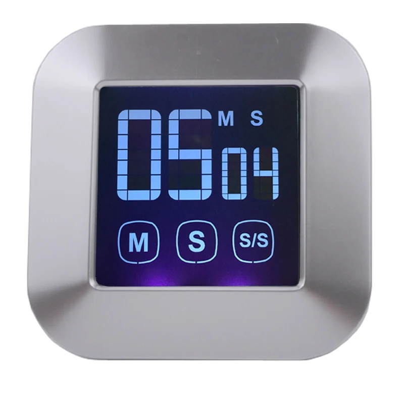 Большой светодиодный дисплей сенсорный экран кухонный таймер электронный