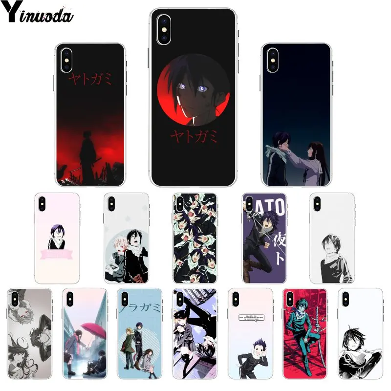Yinuoda Noragami yato Аниме Новый чехол для телефона Fundas iPhone X XS MAX 6 6s 7 7plus 8 8Plus 5 5S SE