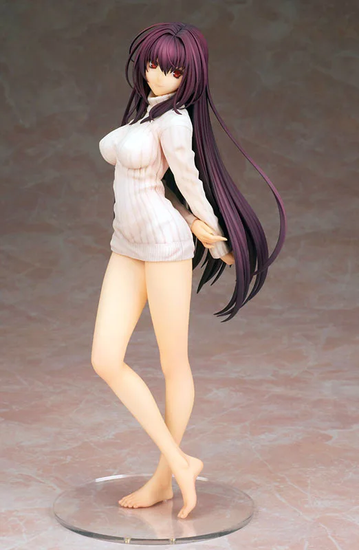 Новое поступление Аниме Фигурка Fate/Grand Order слуга Scathach свитер Ver 24 см 1/7 модель сексуальная девушка Косплей игрушка бренд