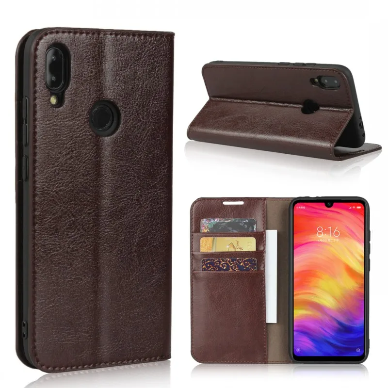 Модный чехол-кошелек на магните для телефона Redmi Note 7, кожаный чехол-книжка для Xiaomi Redmi Note 7 Pro, чехол-книжка с отделениями для карт
