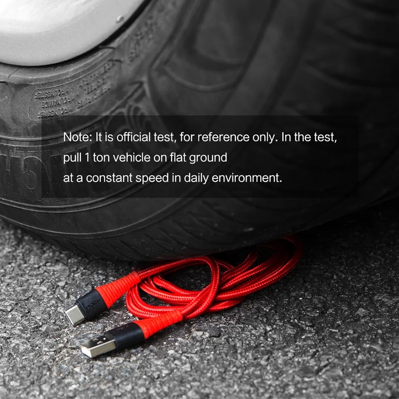 2.1A USB Type C кабель ROCK высокопрочный c для быстрой зарядки и синхронизации данных Galaxy