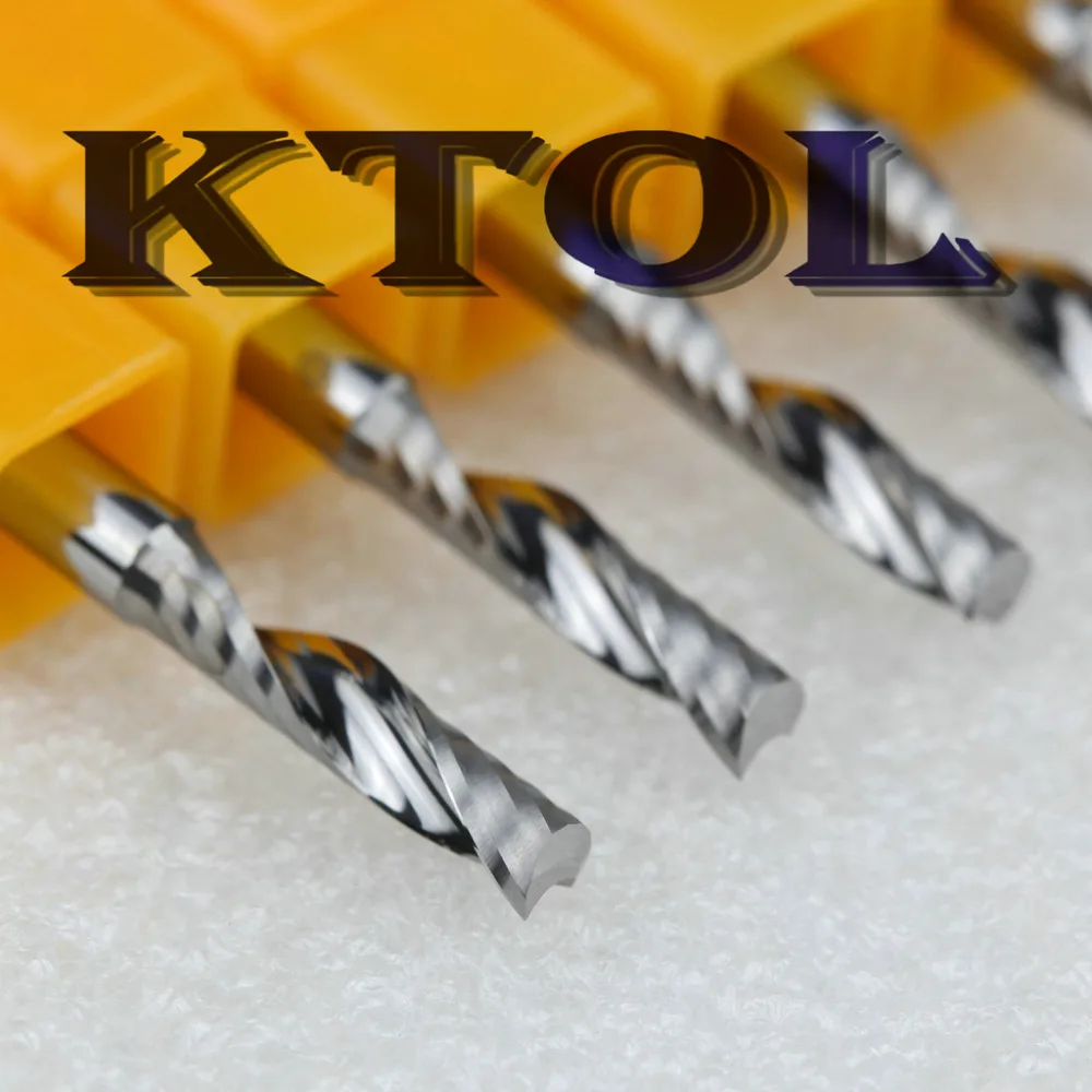 Горячая Распродажа фрезерные Фрезы с ЧПУ для дерева акрила 10 шт. 4*17 мм