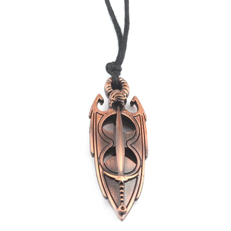 N470 Игра The Elder Scrolls Amulet of Mara ожерелье the elder scrolls v skyrim игра кулоны динозавр треугольник косплей мужские ювелирные изделия - Окраска металла: N470