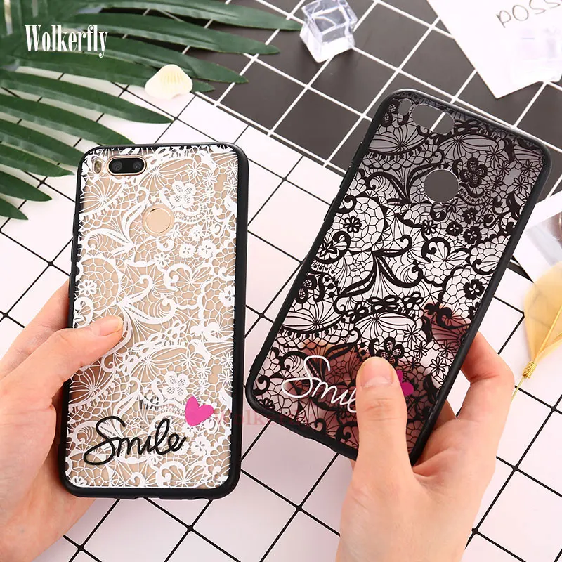 Чехол с кружевным и цветочным принтом для Xiao mi Red mi Note 7 5 pro mi 8 lite Pocophone F1 mi A2 Lite A1 mi 8 SE для Red mi 5 Plus 6A note 6pro 4X Capa