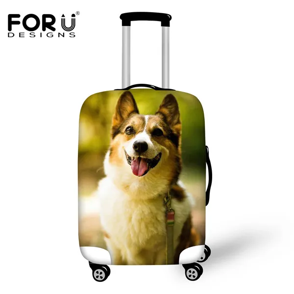 H2851 FORUDESIGNS/3D Прохладный игрушечная Лайка Эластичные аксессуары для путешествий, чемодана Защитная крышка для 18/20/22/24/26/28/30 дюймов Чехол для чемодана - Цвет: H2851