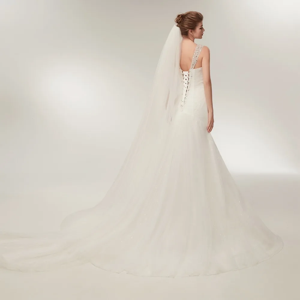 ANGELSBRIDEP 2018 Новое поступление белое цвета слоновой кости свадебные платья русалки