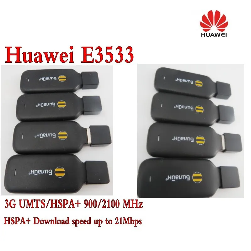 

Lot of 20pcs Unlocked Huawei E3533 21M USB 3G slim usb dongle