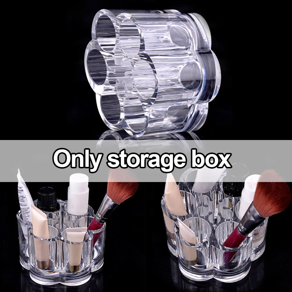 Губная помада акриловый Ватный тампон Круглый прозрачный дисплей портативный