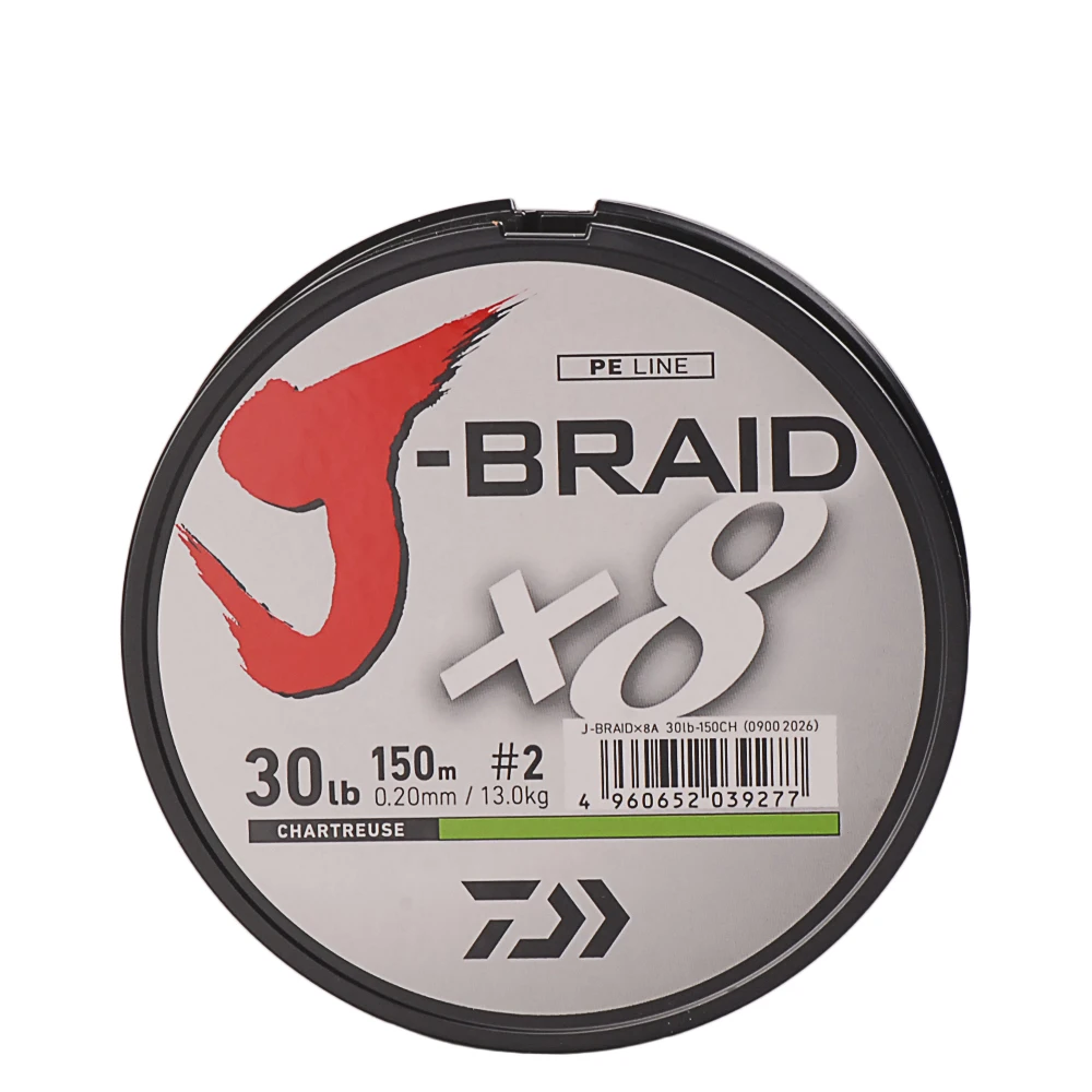 Оригинальная рыболовная леска DAIWA J BRAID 150 м плетеная 8 многонитевая 20/25/30lb для
