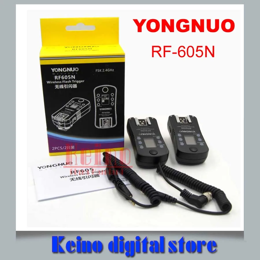 Y ONGNUO RF 605 605N RF605N беспроводной триггер вспышки для Nik & n D7100 D7000 D5200 D5100 D3000 D90 D80 D70 D70s D40