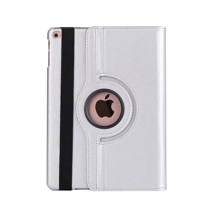 360 градусов вращающийся чехол для нового ipad 9,7 ipad 5th/6th смарт-чехол для ipad 6/5 Air Air2 Подставка для планшета в виде ракушки+ Stylusfilm