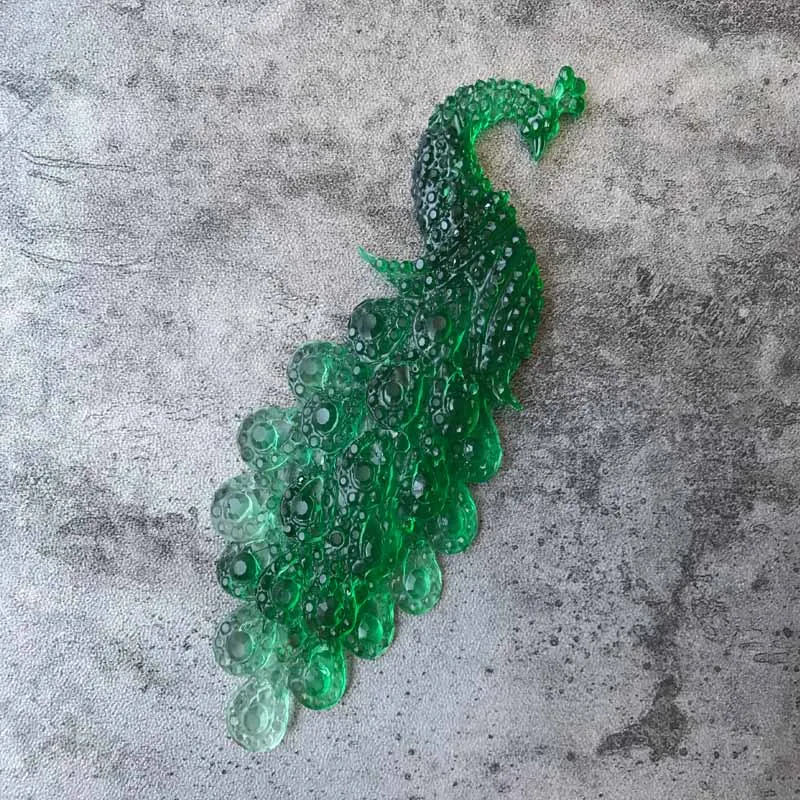 1 шт. силиконовая форма для мыла в форме павлина украшение торта мастикой