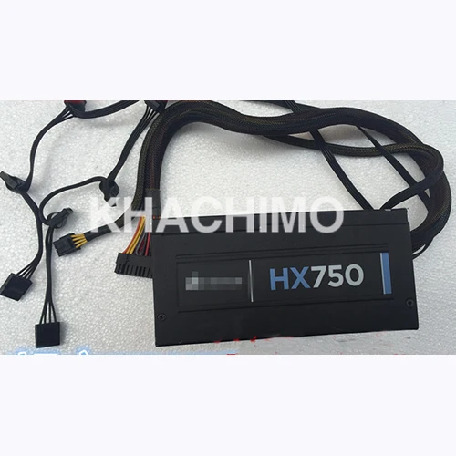 Для gold HX750 Номинальная мощность 750 Вт пиковая 850 бесшумный Настольный силовой