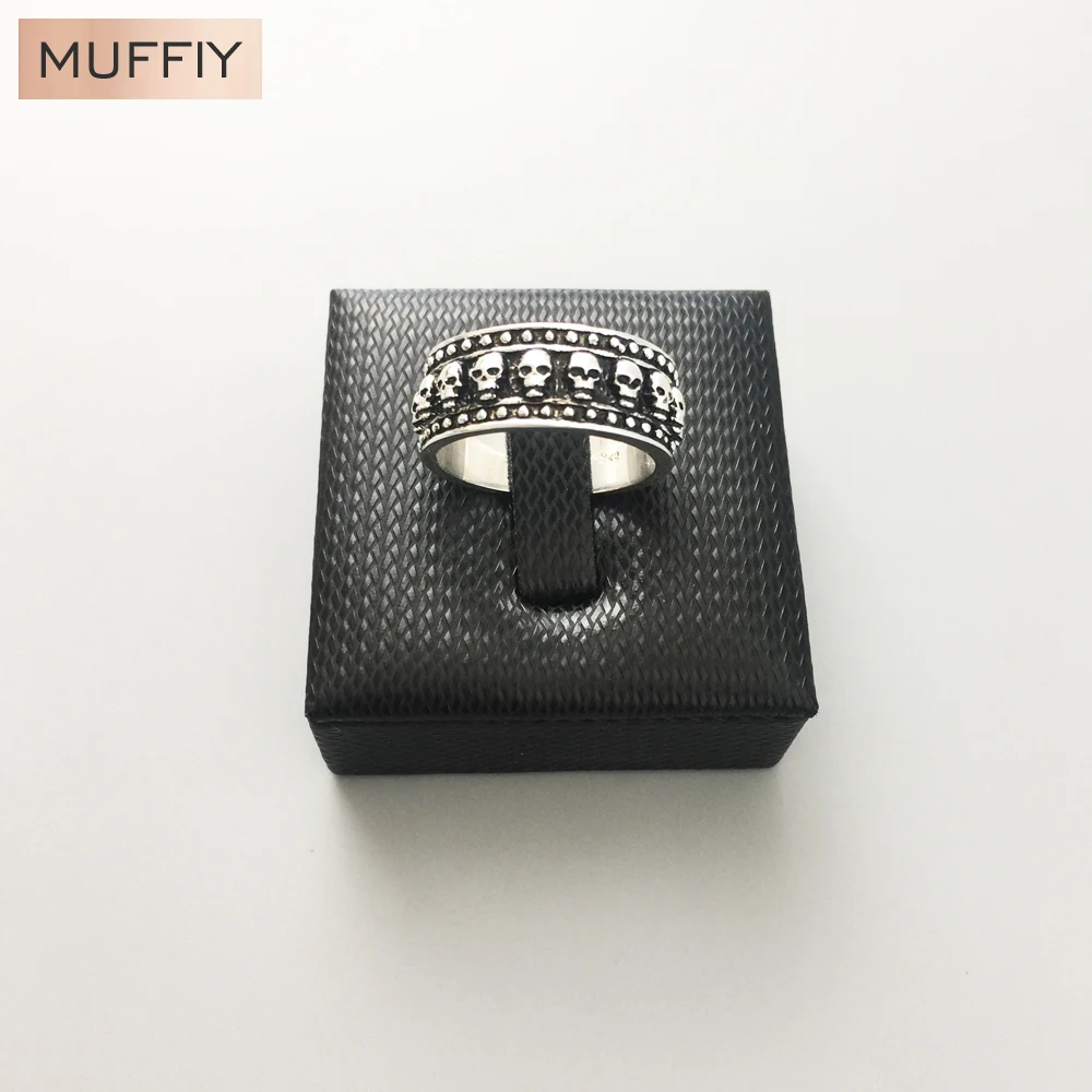 Кольцо с черепом из серебра 925 пробы подарок для женщин и мужчин изысканные