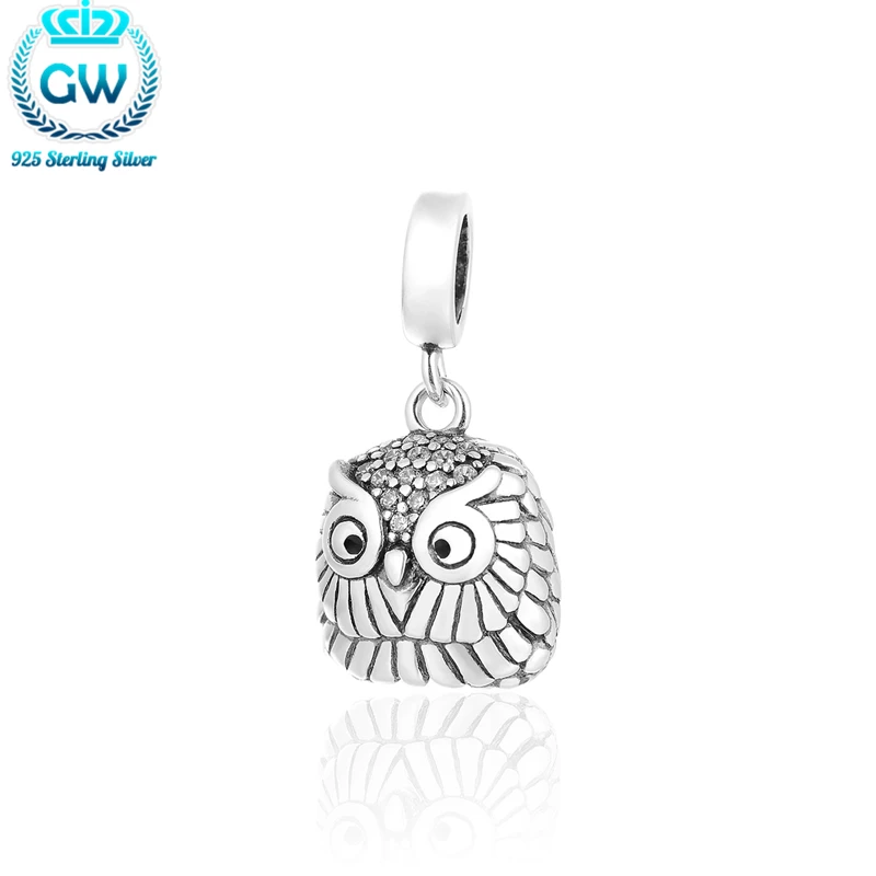 2016 Fashion Original Top Quality 925 Silver Owl Pendant Jewelry Zilveren Sieraden Diy Viko S265-30 | Украшения и аксессуары