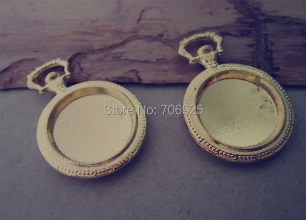 Подвеска золотого цвета на основе кобошона 10 шт./лот 20 мм | Украшения и аксессуары