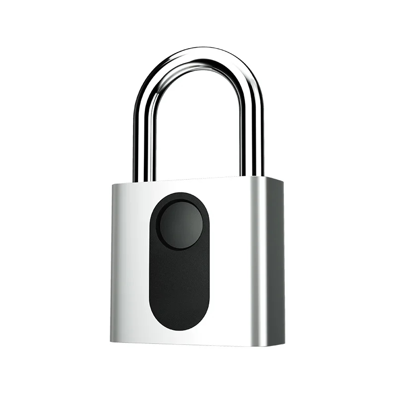 Silver Color Водонепроницаемый IP65 чехол из цинкового сплава, умный замок с отпечатком пальца, дверной замок, Противоугонный замок для шкафа, сумки, деревянные стеклянные дверные замки - Цвет: Silver Color