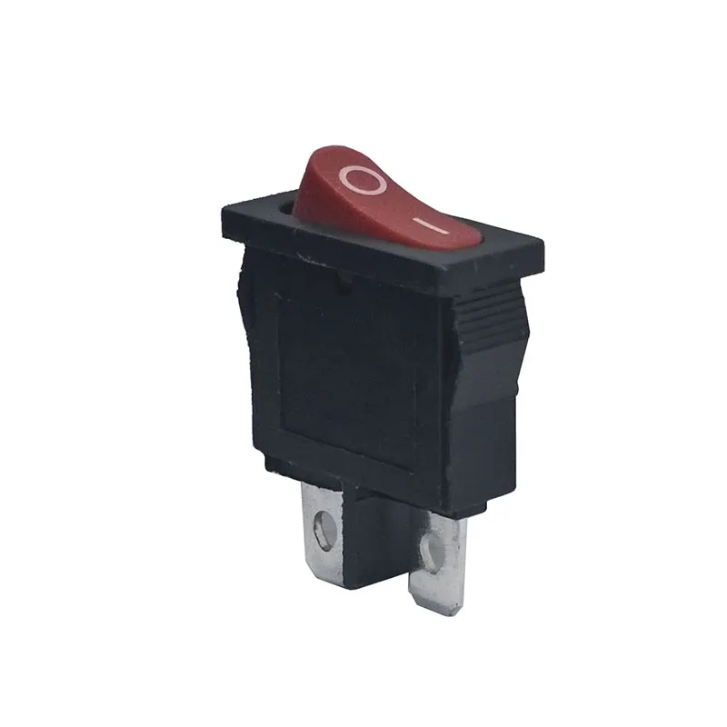 

50 piece/lot KCD1-110 2 Pin 250V 6A Boat Switch Snap-in SPST ON OFF Rocker switch Position