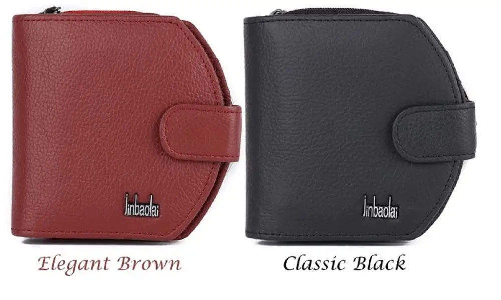 JINBAOLAI маленький кошелек унисекс из воловьей кожи женские элегантные кошельки