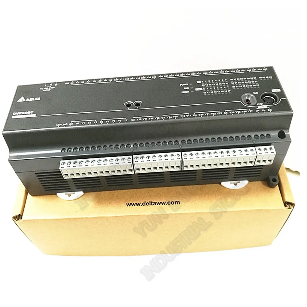 Новый оригинальный Delta PLC DVP60EC00T3 EC3 серии DI36 DO24 60 транзистор RS232 RS-485 100-240VAC |