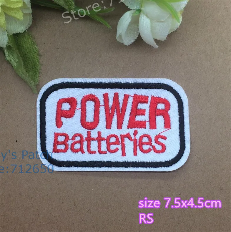Новое поступление 10 шт. белые базовые слова embroideded Iron On sew on badge Патчи для одежды сумка для обуви аппликация аксессуар - Цвет: 10 pcs of style 4