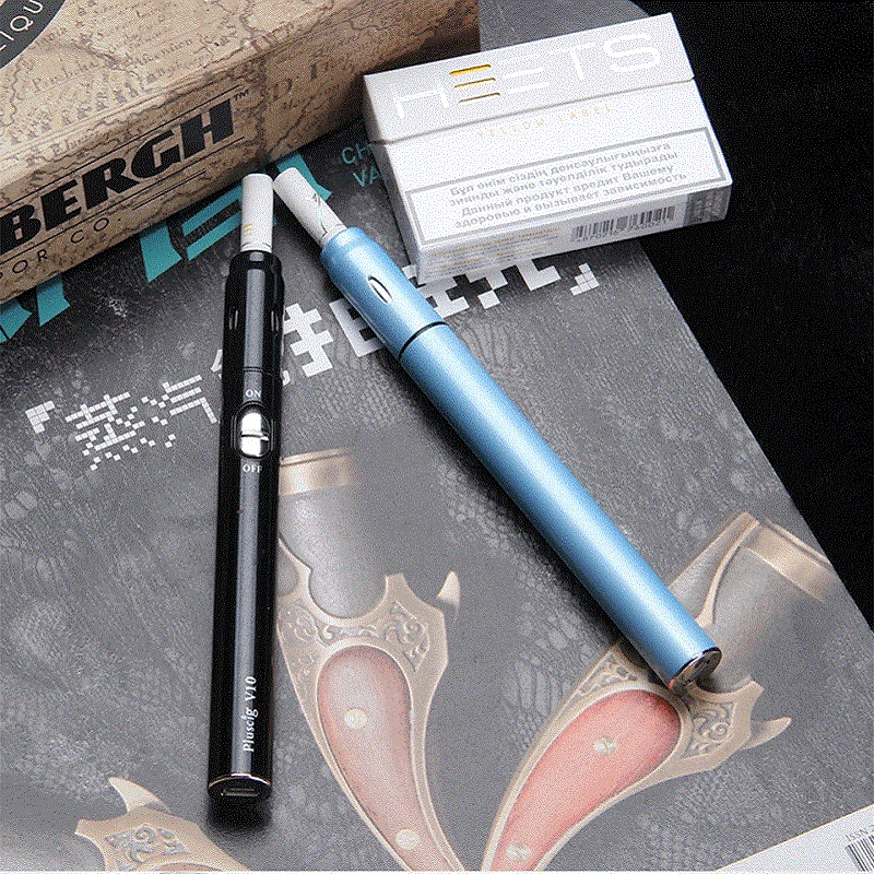 Pluscig оригинальный V10 vape ручка мини цилиндрическая форма электронная сигарета мод